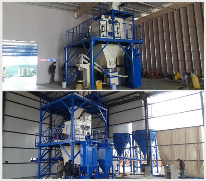 Línea de producción de mortero en polvo seco Pared de arena de masilla Equipo de mezcla de cemento de azulejos cerámicos máquina de fabricación de adhesivos 11