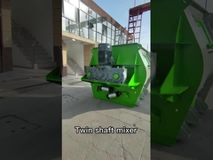 Long Life Double Twin Shaft Agravic Paddle Mixer Blender Machine Pared de masilla de yeso de la capa de desgaste Ti