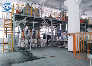 Cadena de producción seca del mortero del funcionamiento estable 220V - instalación del nivel del suelo del voltaje 440V