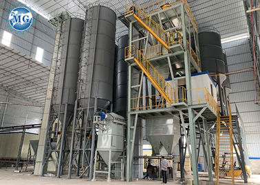 Automatic Dry Mortar Production Line For Tile Adhesive Wall Putty Plaster Powder Mixing
