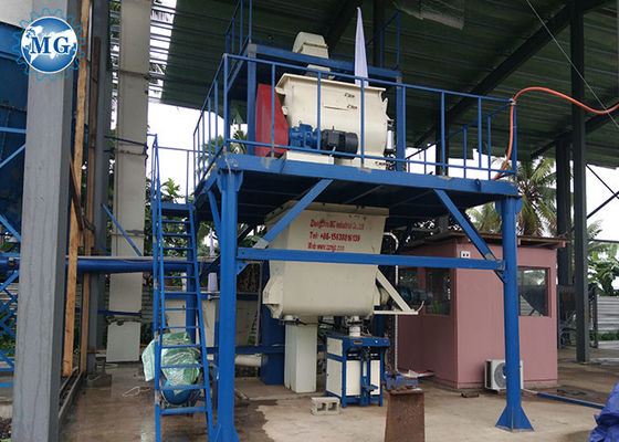 Cadena de producción seca automática preparada del mortero de 25 t/h planta de la masilla de la pared