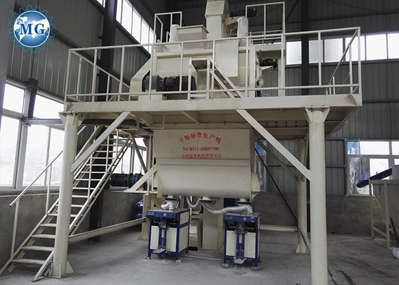 Máquina de fabricación adhesiva seca rápida de la baldosa cerámica de la máquina del mezclador de mortero 6-8T/H