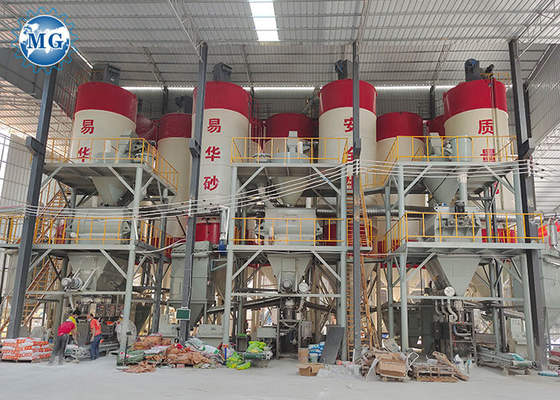 Acero de carbono de mezcla adhesivo seco industrial de la baldosa cerámica de la planta 15T del mortero