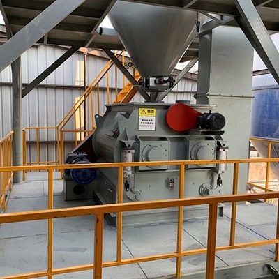 máquina seca de la producción del mortero del polvo 380V con 10-15t/H y el mezclador de paleta del Gemelo-eje