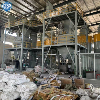 máquina seca de la producción del mortero del polvo 380V con 10-15t/H y el mezclador de paleta del Gemelo-eje