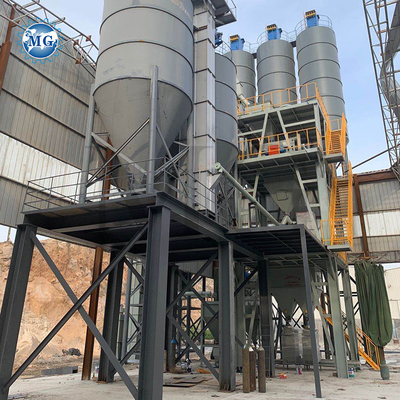 máquina seca de la producción del mortero del polvo 380V con 10-15t/H y el mezclador de paleta del Gemelo-eje