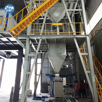 máquina seca de la producción del mortero del polvo 380V con 10-15t/H y el mezclador de paleta del Gemelo-eje