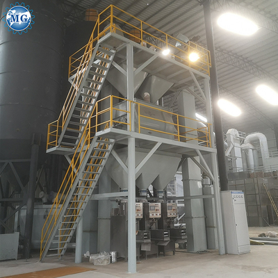 Fabrica directa 10-30T / H línea de producción automática de mortero seco máquina de mezclado de mortero seco