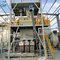 10T / Cadena de producción automática completa de la planta del mortero de la mezcla seca de H mezclador de paleta gemelo del eje
