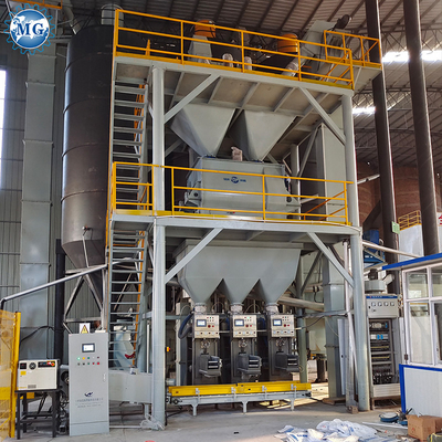 Tipo de válvula seca Línea de producción automática de mortero de masilla Equipo de mortero seco duradero