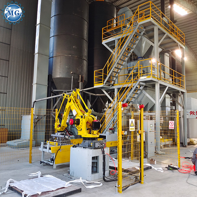 China Nuevo producto 15-25T/H línea de producción automática de mortero seco máquina mezcladora de mortero de cemento