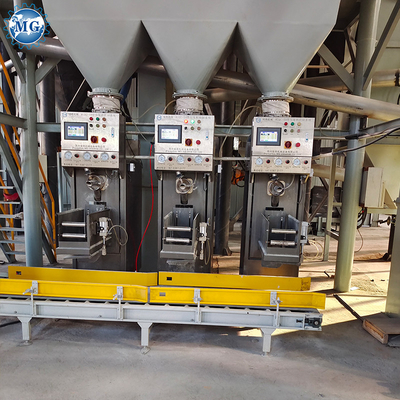 Tipo de válvula seca Línea de producción automática de mortero de masilla Equipo de mortero seco duradero