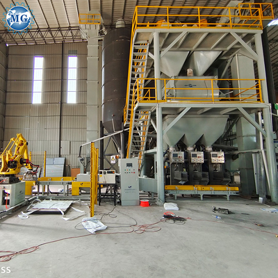 China Nuevo producto 15-25T/H línea de producción automática de mortero seco máquina mezcladora de mortero de cemento