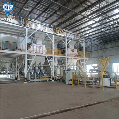 China Nuevo producto 15-25T/H línea de producción automática de mortero seco máquina mezcladora de mortero de cemento
