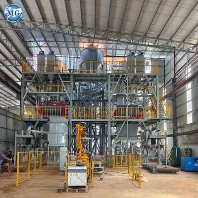 10-30TPH Máquina de fabricación de adhesivos para baldosas de línea de producción de mortero seco automático completo