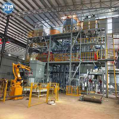 10-30TPH Máquina de fabricación de adhesivos para baldosas de línea de producción de mortero seco automático completo