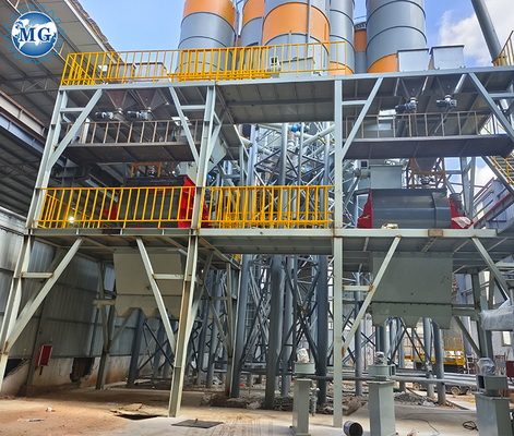 10-30TPH Máquina de fabricación de adhesivos para baldosas de línea de producción de mortero seco automático completo