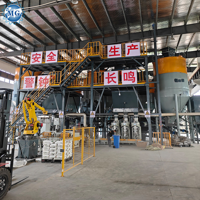 10-30TPH Planta de mortero seco de mezclador de masilla de pared de alta inteligencia automática