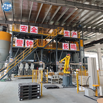 10-30TPH Planta de mortero seco de mezclador de masilla de pared de alta inteligencia automática