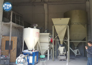 Máquina de mezcla de polvo de planta de mortero seco simple con máquina de embalaje
