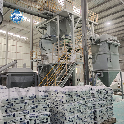 PLC inteligente 10-30 T / H planta de mortero de mezcla seca de polvo pared de arena de masilla mezcladora de cemento de cerámica