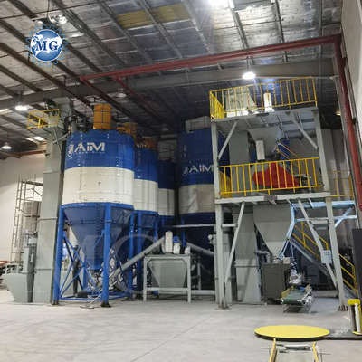 Máquina de mezcla de mortero de polvo de mezcla seca de 83kw, mezcladora de cemento de arena de masilla de pared, planta de fabricación de adhesivos para azulejos cerámicos