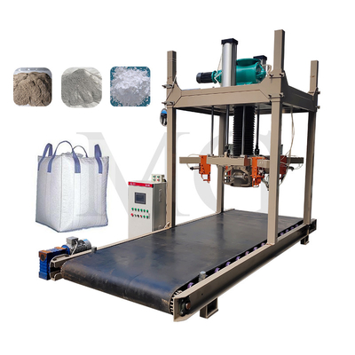 Venta de fábrica 500 kg 1000 kg 1 tonelada 2 toneladas en bulk maquina de embalaje de bolsas Jumbo de arena de cemento de cal en polvo de llenado de maquina de embalaje
