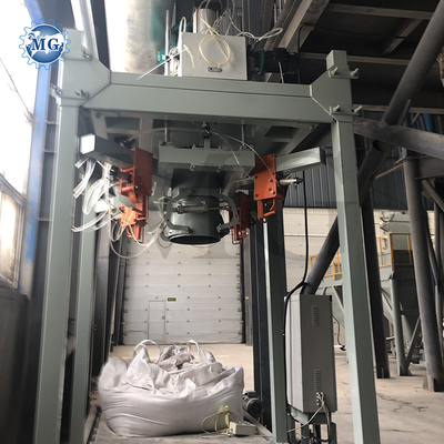Venta de fábrica 500 kg 1000 kg 1 tonelada 2 toneladas en bulk maquina de embalaje de bolsas Jumbo de arena de cemento de cal en polvo de llenado de maquina de embalaje