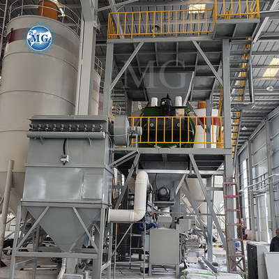 Control PLC Mezcla seca de polvo de mortero mezcladora de la máquina de pared de arena de masilla de cemento equipo de mezcla de cerámica de azulejos adhesivos línea de producción