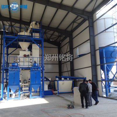Mezcla seca de polvo de mortero de mezcla de plantas de la pared de masilla Skim Coat arena de cemento mezclador de baldosas adhesivos de fabricación de la máquina