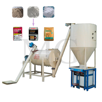 CE Simple Dry Powder Mortar Mixer Machine Pared de yeso de yeso de desnatado Equipo de mezcla de capas de azulejos de suelo
