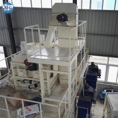 Control PLC Semi automático de mezcla seca de polvo de mortero de mezcla de plantas de pared de arena de masilla de cemento de yeso mezclador de cerámica de azulejos adhesivos de la máquina de fabricación de pegamento