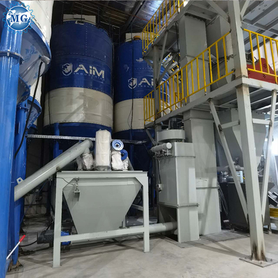 Control automático completo de PLC planta de mezcla seca de arena seca, cemento en polvo y mortero