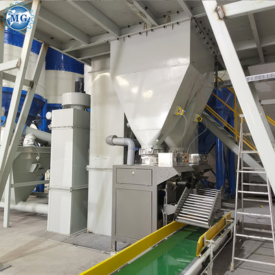 Control automático completo de PLC planta de mezcla seca de arena seca, cemento en polvo y mortero