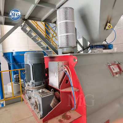 Línea de producción de mortero seco de alimentación automática Pared de yeso de yeso de yeso de limpieza de la capa de arena mezclador de cemento de baldosas adhesivos máquina de colada de colada