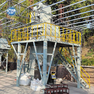 6000*6000*6000mm Fácil instalación Planta de mezcla de mortero seco Pared de yeso de yeso Skim Coat Sand Cement Mixer Tiles Adhesivo máquina de fabricación de colada