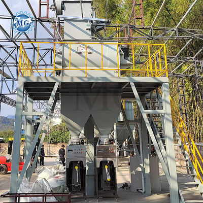 12 meses de garantía planta de mezcla de mortero seco pared de yeso de yeso limpio capa de arena de cemento mezclador de baldosas adhesivos máquina de hacer colada