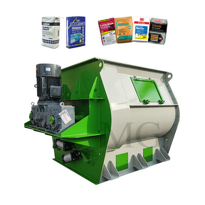 Long Life Double Twin Shaft Agravic Paddle Mixer Blender Machine Pared de yeso de yeso Skim Coat Tiles Adhesivo de tierra seca de mortero de mezcla de la planta