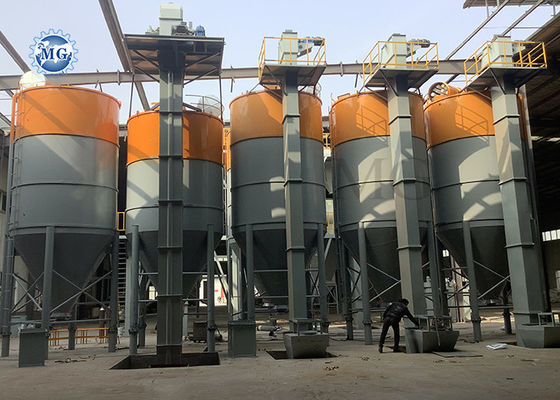 10-50 T / H Línea de producción de mortero de polvo seco Pared de masilla de barniz de barniz de barniz de barniz de barniz mezclador de adhesivos