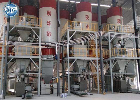 China fábrica automática línea de producción de mortero seco máquina mezcladora de polvo seco