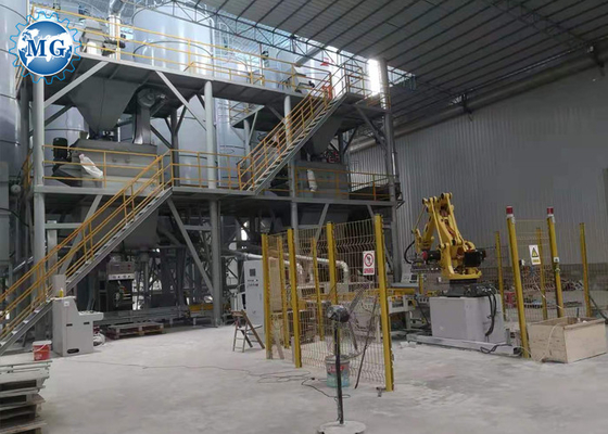 Máquina adhesiva de empaquetado automática de la producción de la teja con el mezclador gemelo forzado del eje para 200m2