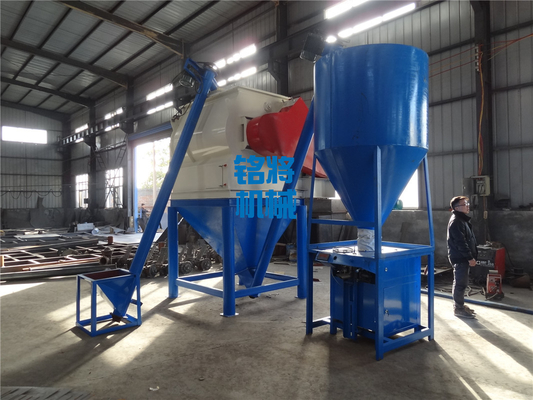 Eje gemelo de mortero de la máquina seca simple del mezclador con 5t/H
