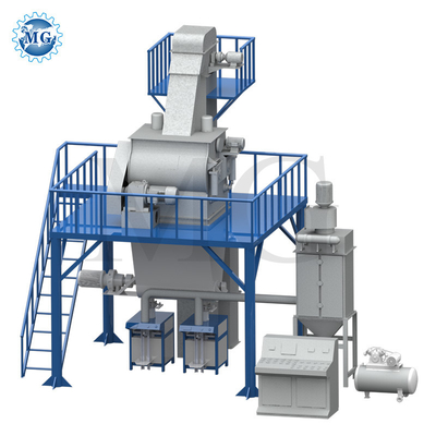Máquina de fabricación de adhesivo de baldosas de cerámica de masilla de pared de cemento de planta de mezcla seca de ahorro de energía