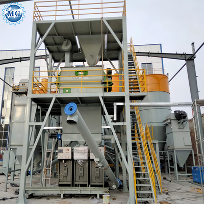 10-30T/H Línea de producción de mortero seco Máquina de adhesivo para tejas de materiales de construcción