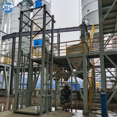 Línea de producción de mortero seco de ceniza volante 100-120t/h 200KW con guía del ingeniero