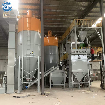máquina seca ahorro de energía 50t del mortero 120kw/capa de la leche desnatada del yeso de la masilla de la pared de la planta de H