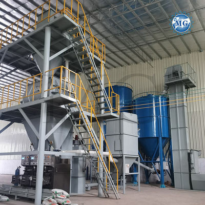 Máquina mezcladora de mortero en polvo, dosificación de alta velocidad, masilla de pared, mezcladora de cemento y arena, planta de fabricación de pegamento adhesivo para azulejos de cerámica