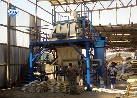 Planta de mortero en polvo seco de voltaje 100-440v, máquina para fabricar adhesivos para baldosas cerámicas, masilla para paredes y yeso
