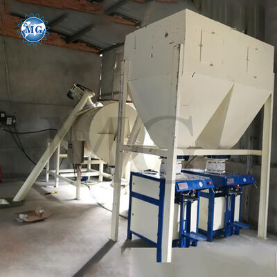 1-8 T/H Planta de mezcla de mortero seco Pared de yeso de yeso mezclador de yeso de azulejos de adhesivos de pegamento de colada de fabricación de planta para la venta