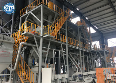 12t/H secan la cadena de producción del mortero sistema semi automático eléctrico del control resistente